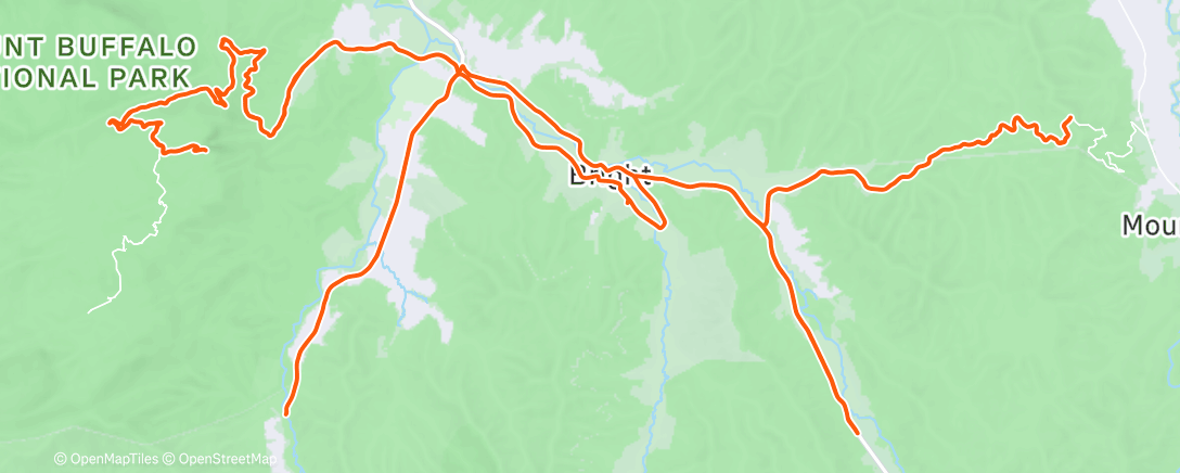 Map of the activity, Tour of Bright stage 3