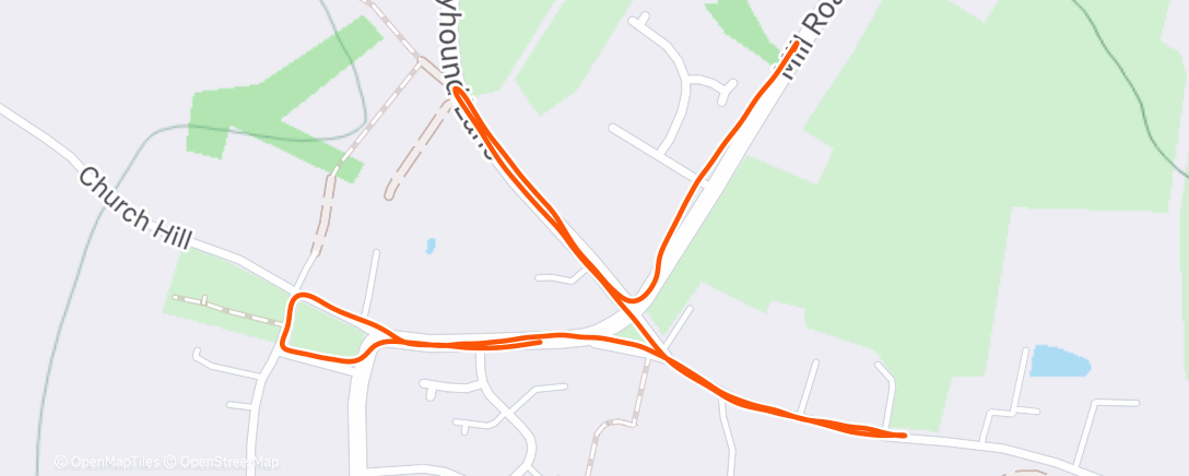 「Afternoon Run」活動的地圖