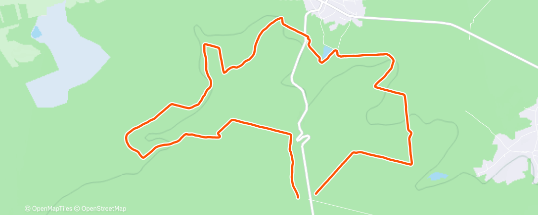 Map of the activity, Même en Trail toujours dans l’Aspi’