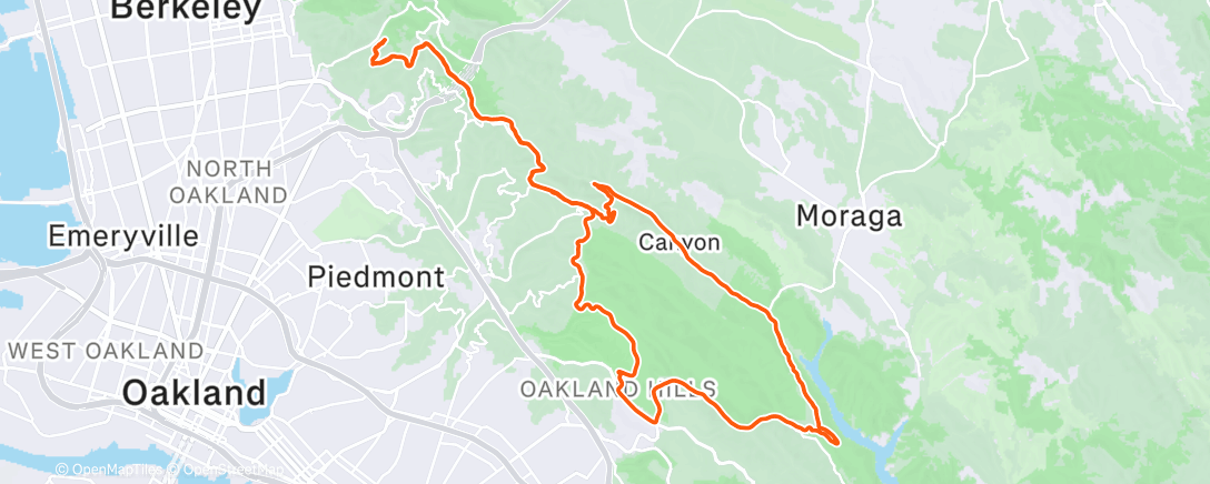 Map of the activity, Sunday Canyon