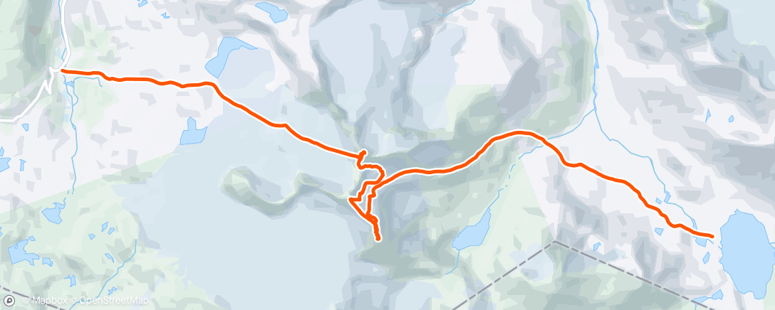 Mapa de la actividad, Morning Backcountry Ski