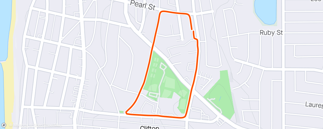 Mapa da atividade, R&H Run