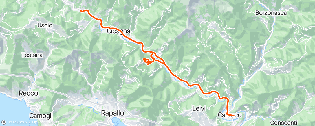 Map of the activity, 31/05/2024 Coreglia Ligure, Liguria, Italy