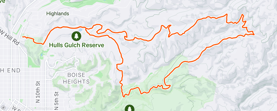 Map of the activity, more melting