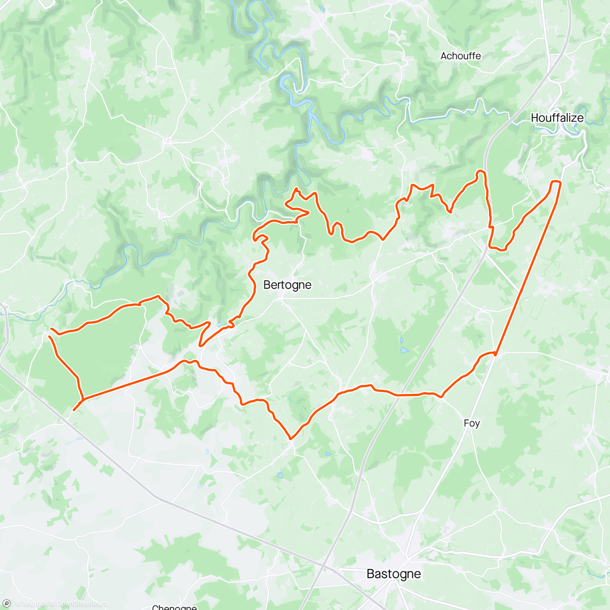 Map of the activity, Playing in the Belgian mud🇧🇪