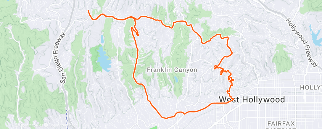 Карта физической активности (Morning Ride)