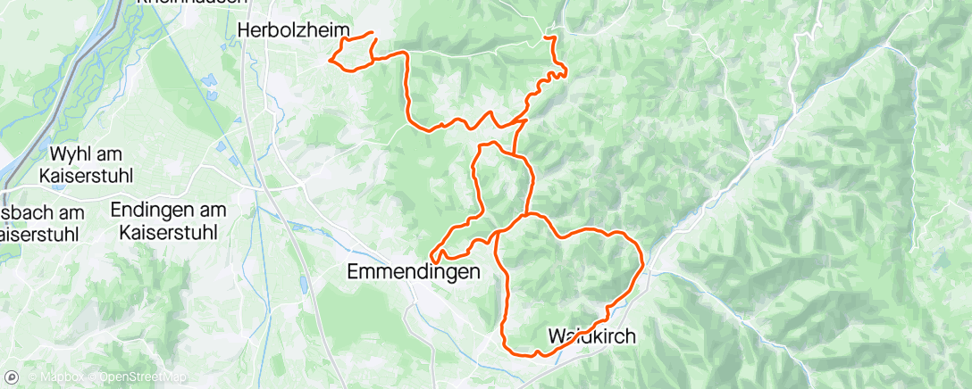 Map of the activity, Fahrt am Morgen 🪫