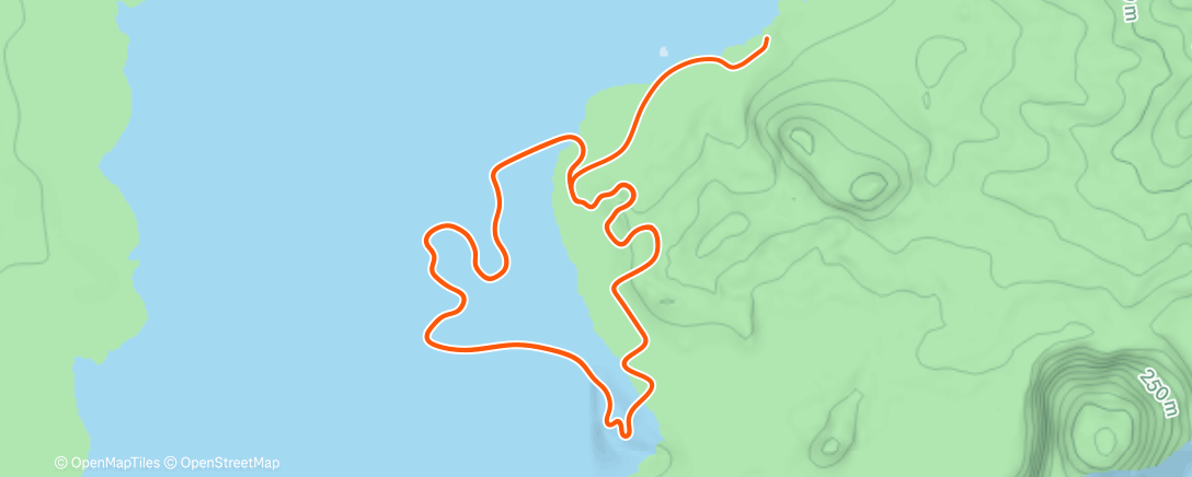 Карта физической активности (#234 그룹라이딩 Zwift - Group Ride: JCS ZWIFTCLUB GROUP (E) on Seaside Sprint in Watopia)