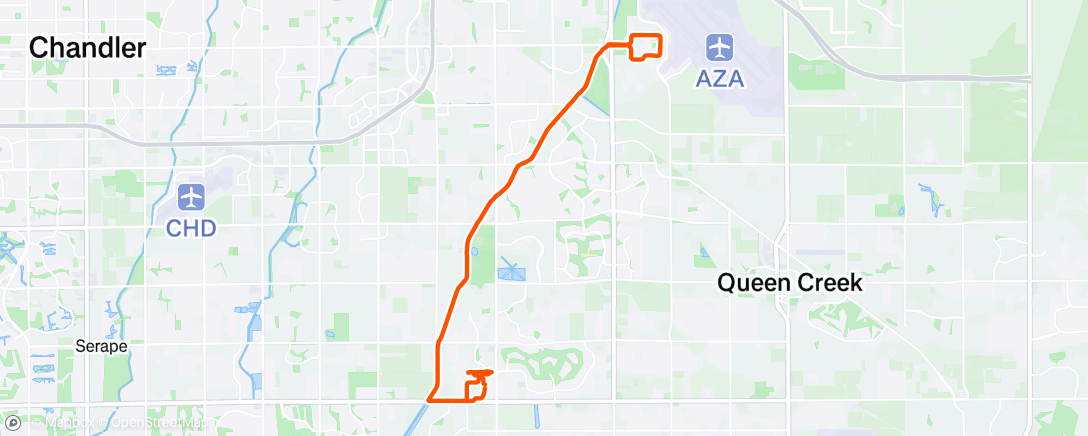 Map of the activity, Morning Ride