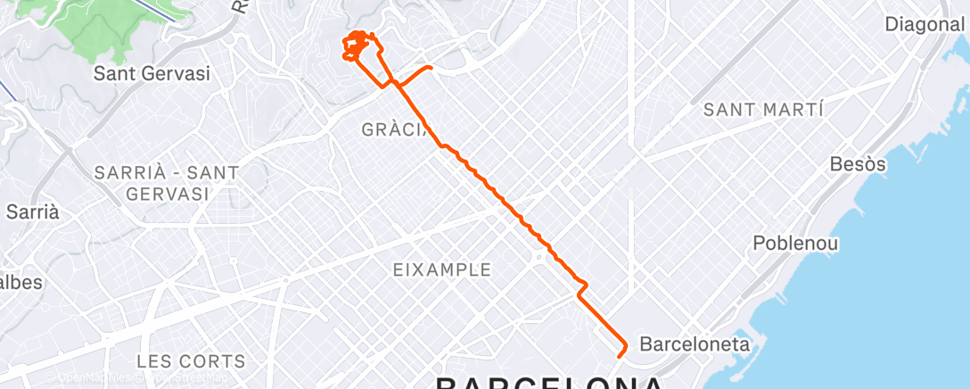 Карта физической активности (Morning Walk)