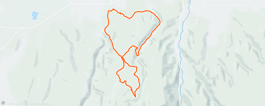 Map of the activity, Morning Mountain Bike Ride