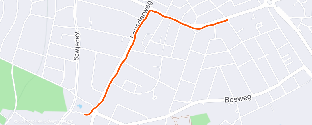 Map of the activity, Loslopen