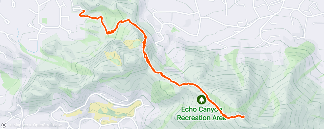 Map of the activity, HIKE: Camelback (after 5 1/2 months away)