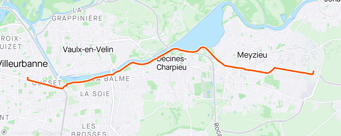 Map of the activity, Commute