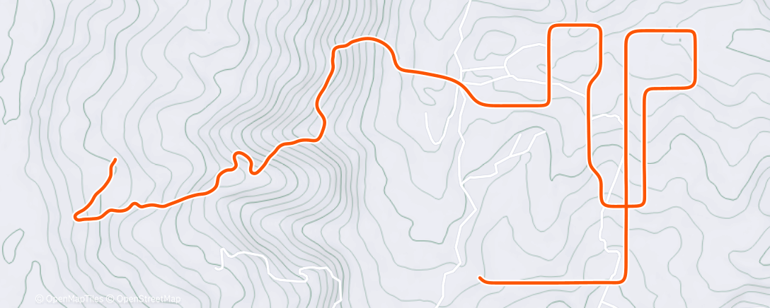 Map of the activity, Training for the Tour de France