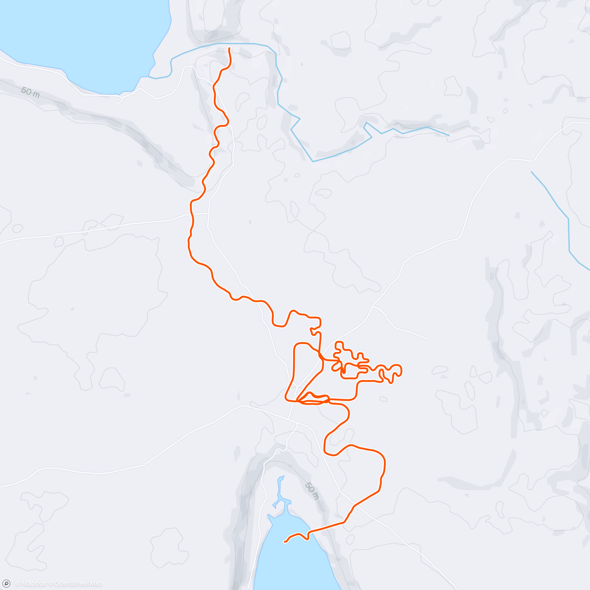 Map of the activity, Zwift - Chasing the Sun in Makuri Islands