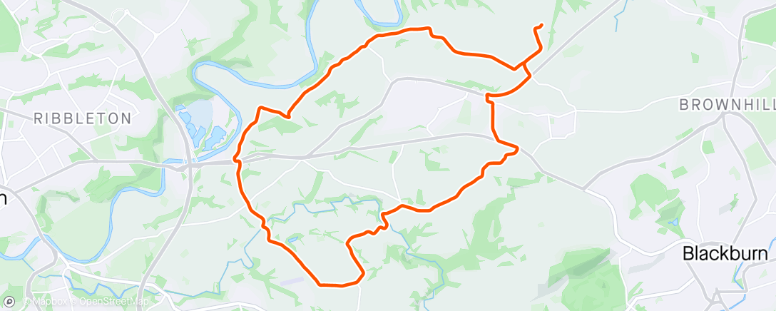 Map of the activity, Morning Ride on Dolan road bike
