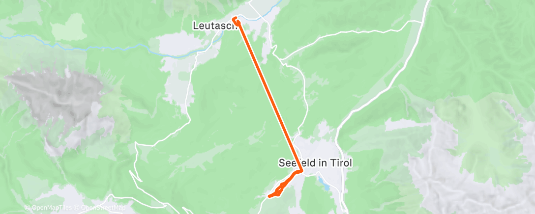 Map of the activity, Showing how to Nordic ski in authentic temperatures