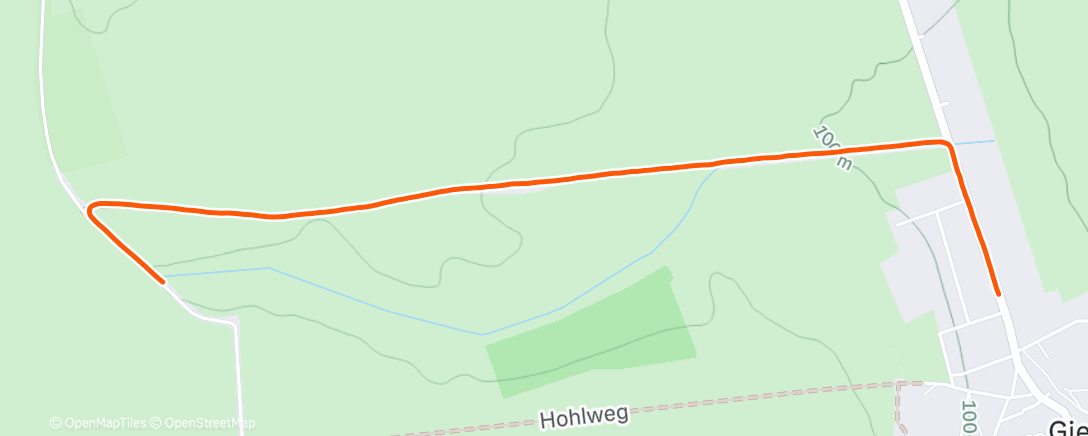 Map of the activity, Spaziergang am Mittag