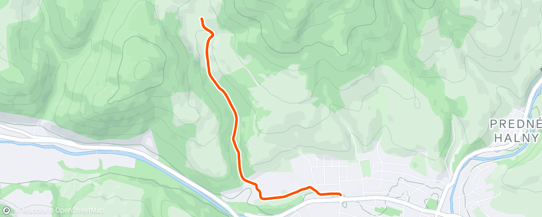 Map of the activity, Lunch Walk