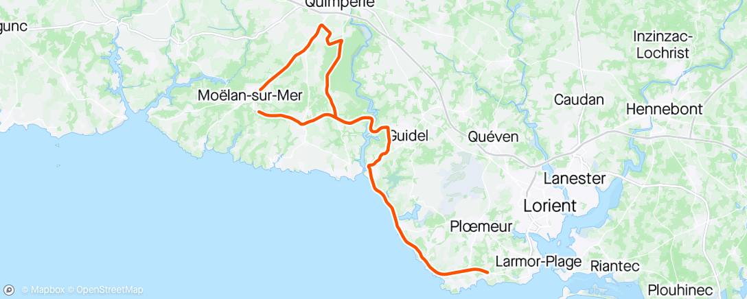 Map of the activity, Longe côte de l’ascension