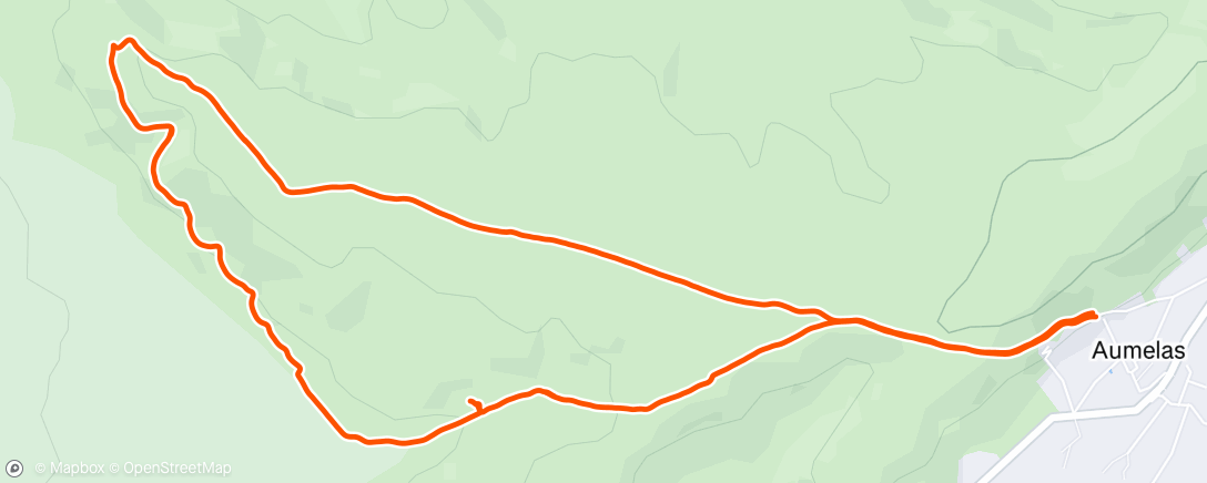Map of the activity, Trail Run avec Mme
