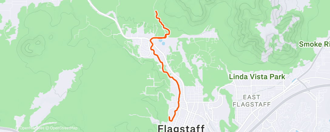 Map of the activity, Thorpe