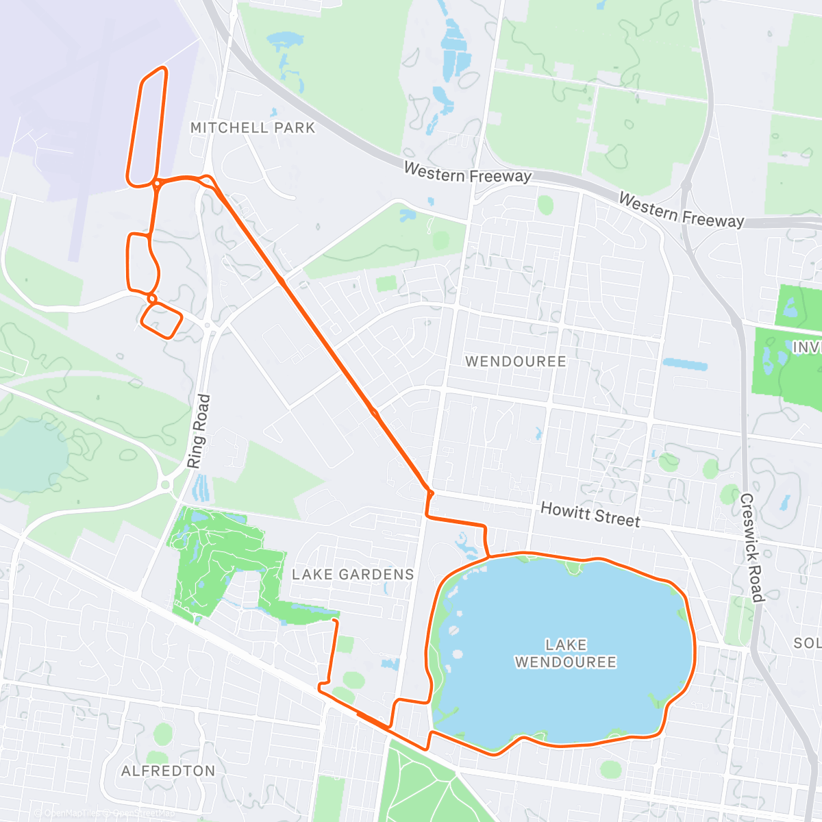 Map of the activity, Festive 500 Day 4 - More Zoomies