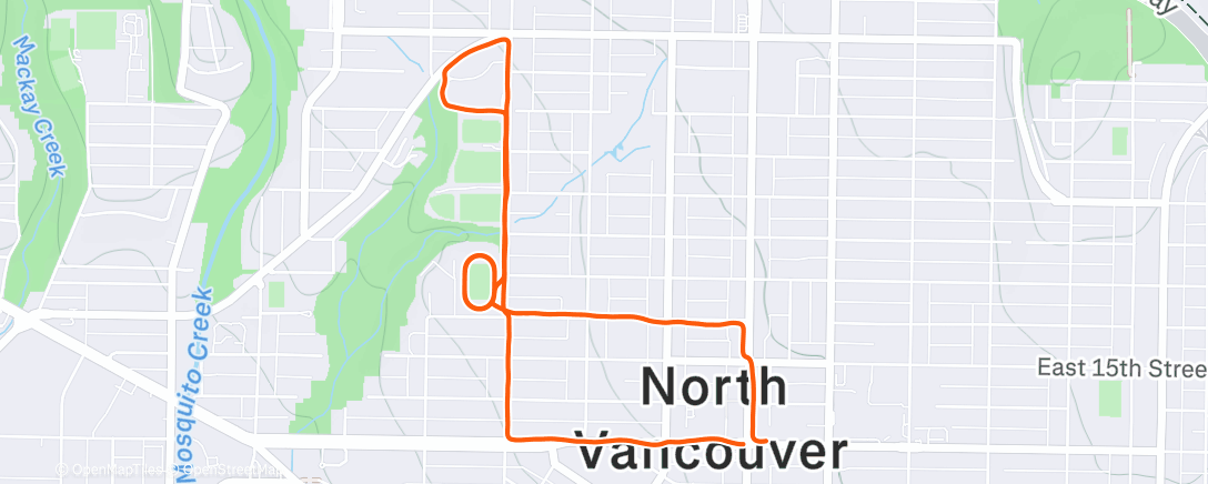 Карта физической активности (Mahon Track)