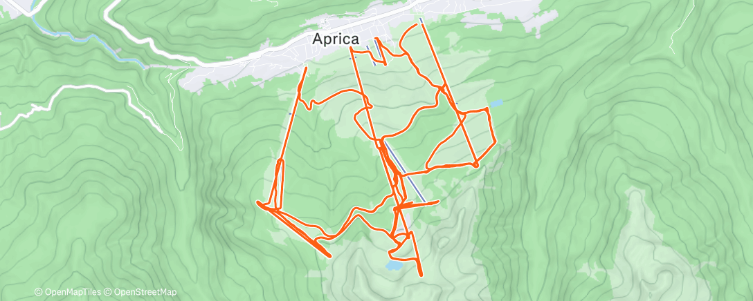 Карта физической активности (Morning Alpine Ski)