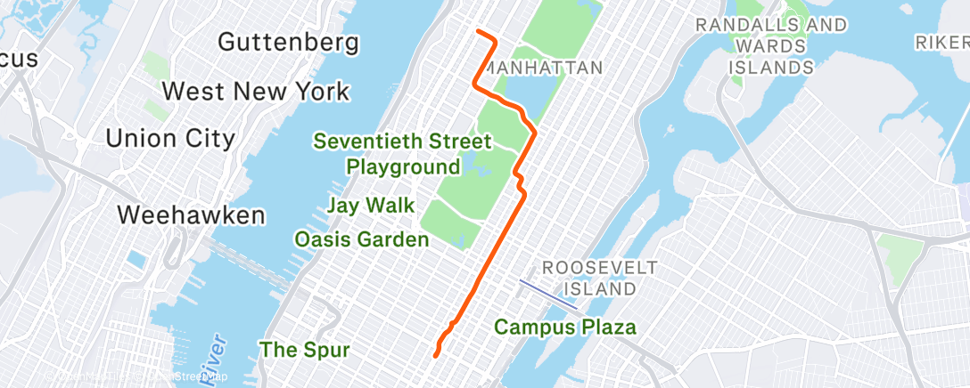 Map of the activity, To grand central