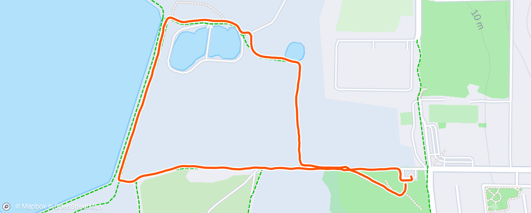 Carte de l'activité Afternoon run