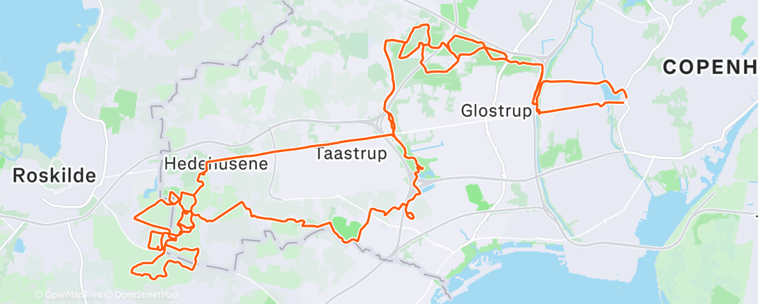 Map of the activity, Morning Ride