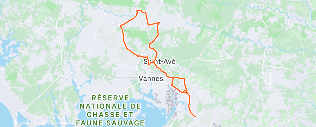 Map of the activity, Grandchamp Locqueltas