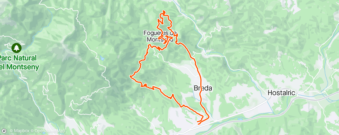 Map of the activity, Una mica de bici 😰😰