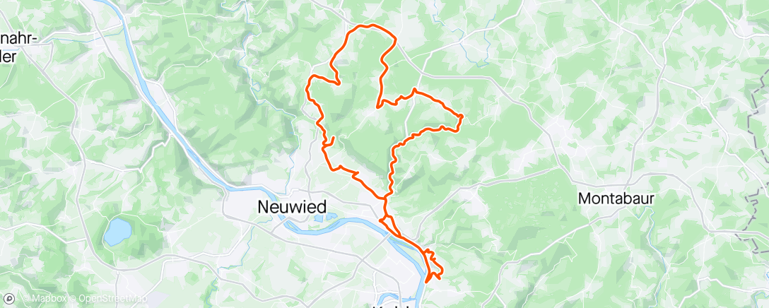 Map of the activity, RR | Gemütliche Runde im Westerwald