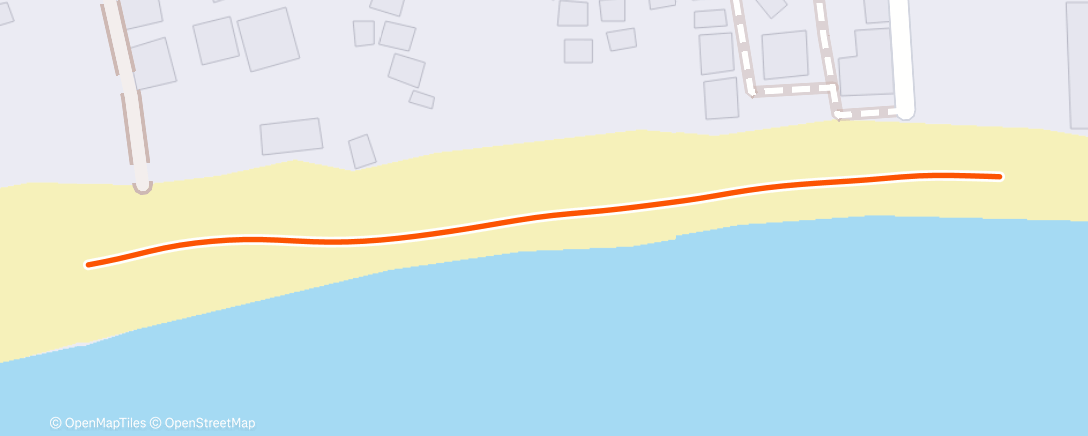 Map of the activity, Morning Run