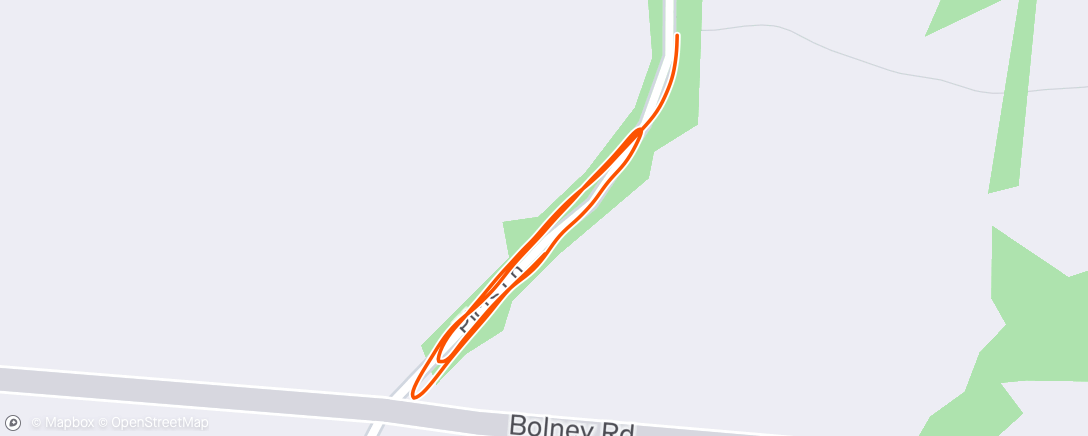 Map of the activity, Morning Run