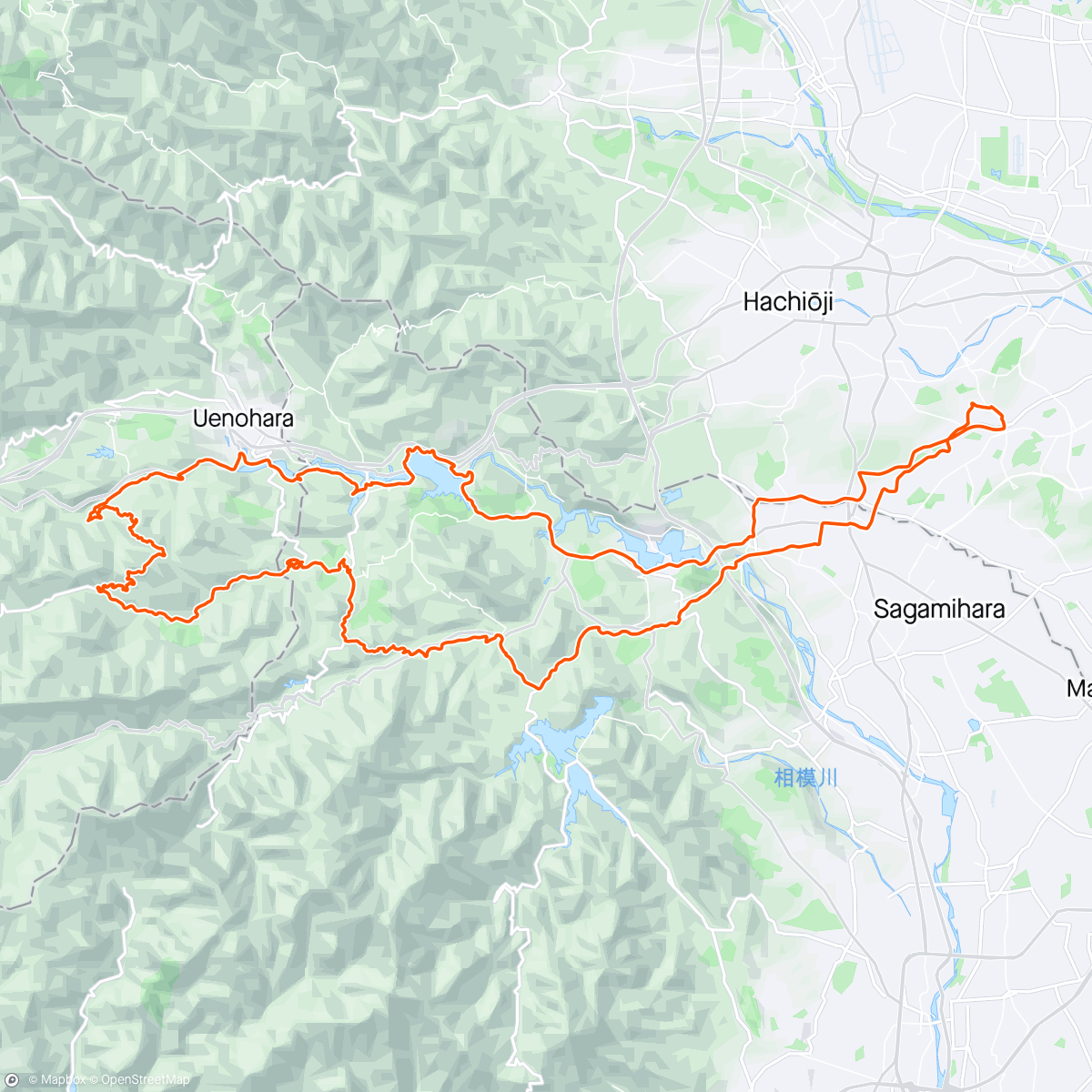 活动地图，林道富士東部（北）線