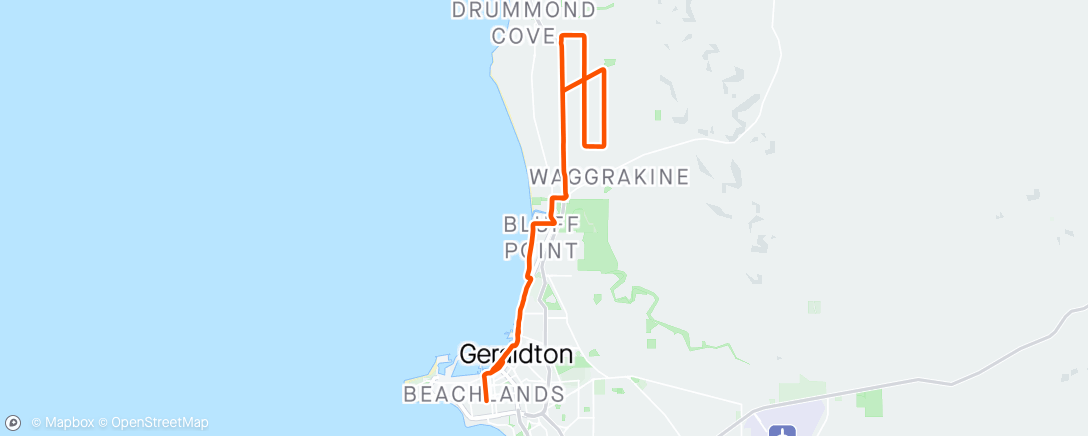 Map of the activity, Short talking route