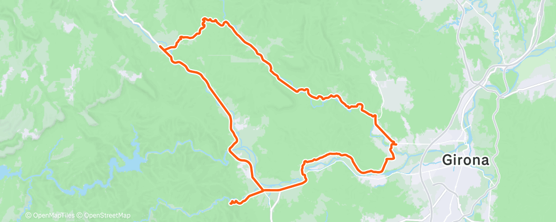 Map of the activity, Morning Ride