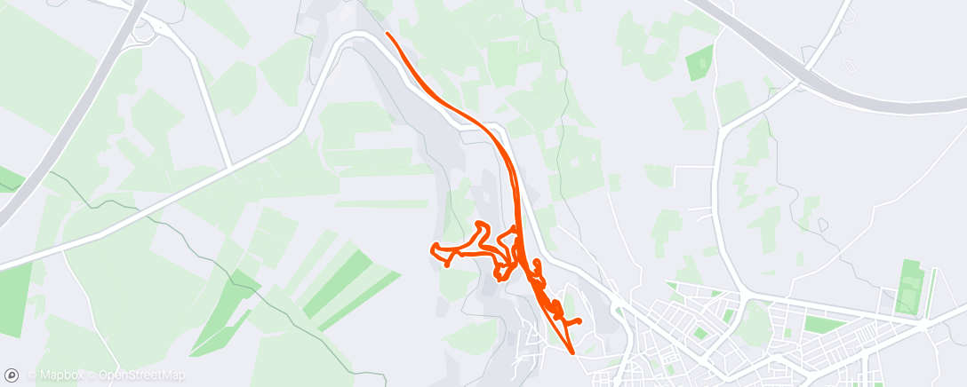 Map of the activity, Morning Mountain Bike Ride