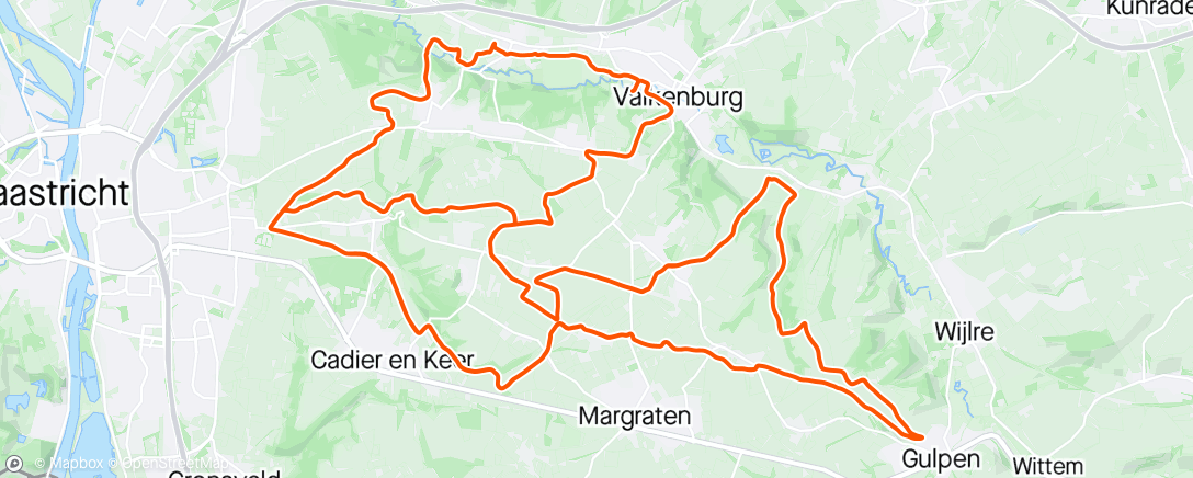 Mapa de la actividad (Gravel Valkenburg 🏁 27th age group)