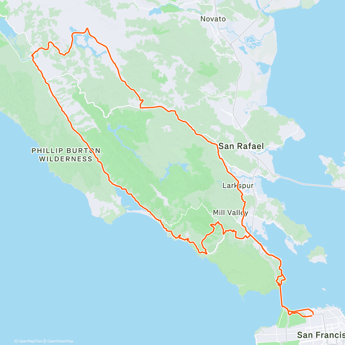 Карта физической активности (Rapha Festive 500 Group Ride - Day 4)