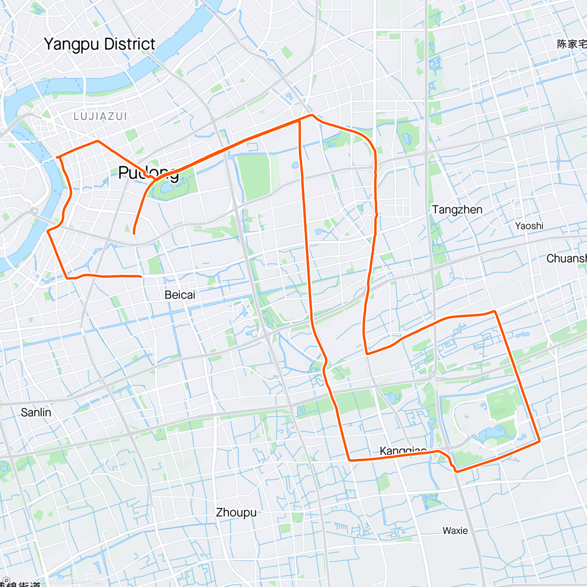 Map of the activity, Morning Disney Ride