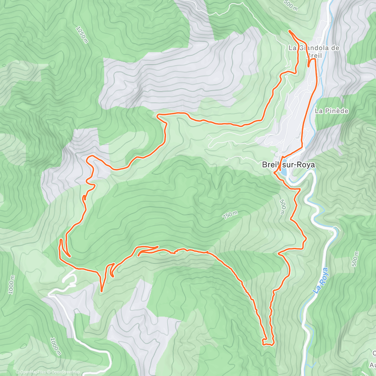 Map of the activity, Sospel 🇫🇷