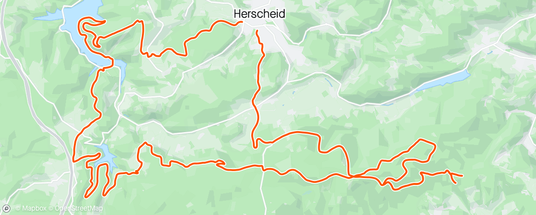 Map of the activity, E-Mountainbike-Fahrt nach dem Frühstück 920 Höhenmeter und nur im Eco Modus mit Nicole