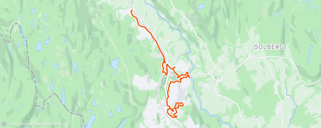「Morning Run, Gjelleråsen IF stolpejakt」活動的地圖