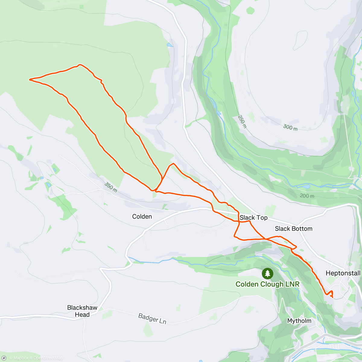 Map of the activity, Dilly & Dally