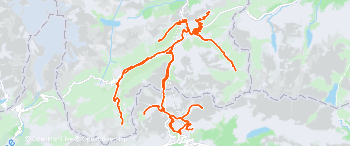 Route map of Realp Loop